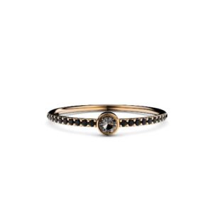 smoky quartz ring | custom made gemstone ring | divine elements