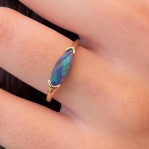 Chiara Lightning Ridge Opal Ring
