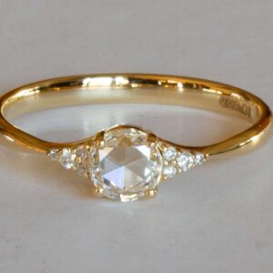 sophia rose ring | custom made gemstone ring | divine elements